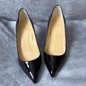 Christian Louboutin Black Patent Heels - Kate Model